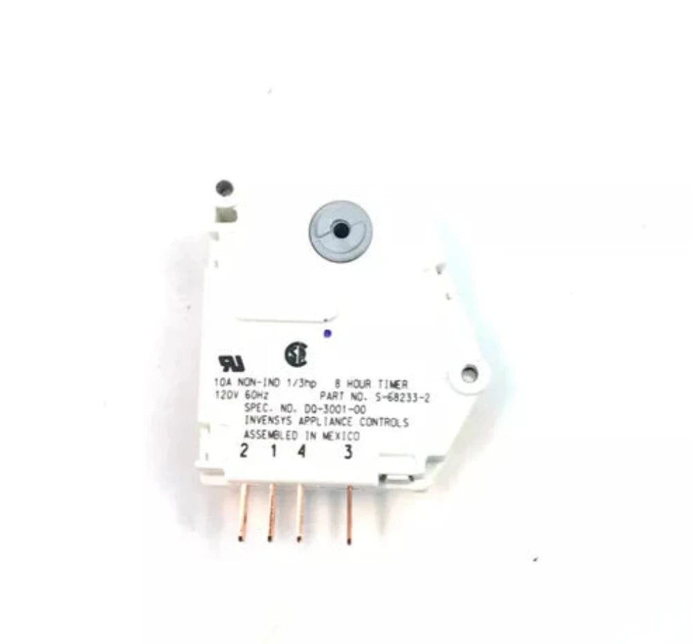 Whirlpool WP68233-2-ER Refrigerator Timer Replaces 68233-2