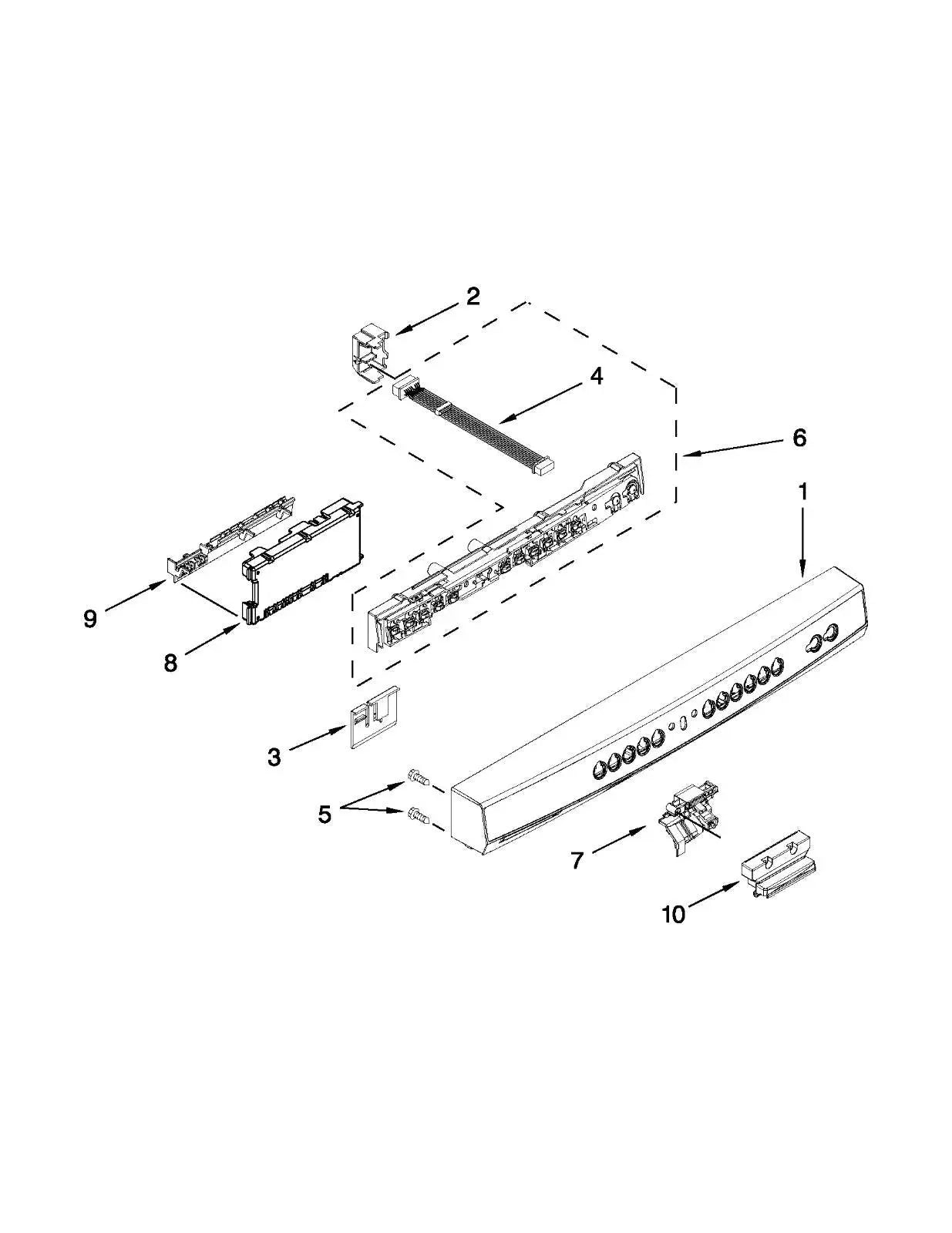 Whirlpool Dishwasher Clip - WPW10195237, Replaces: 1872082 4442093 AH11750041 AH3406957 AP4566973 AP6016748 EA11750041 EA3406957 EAP11750041 EAP3406957 PS11750041 PS3406957 W10195237 OEM PARTS WORLD