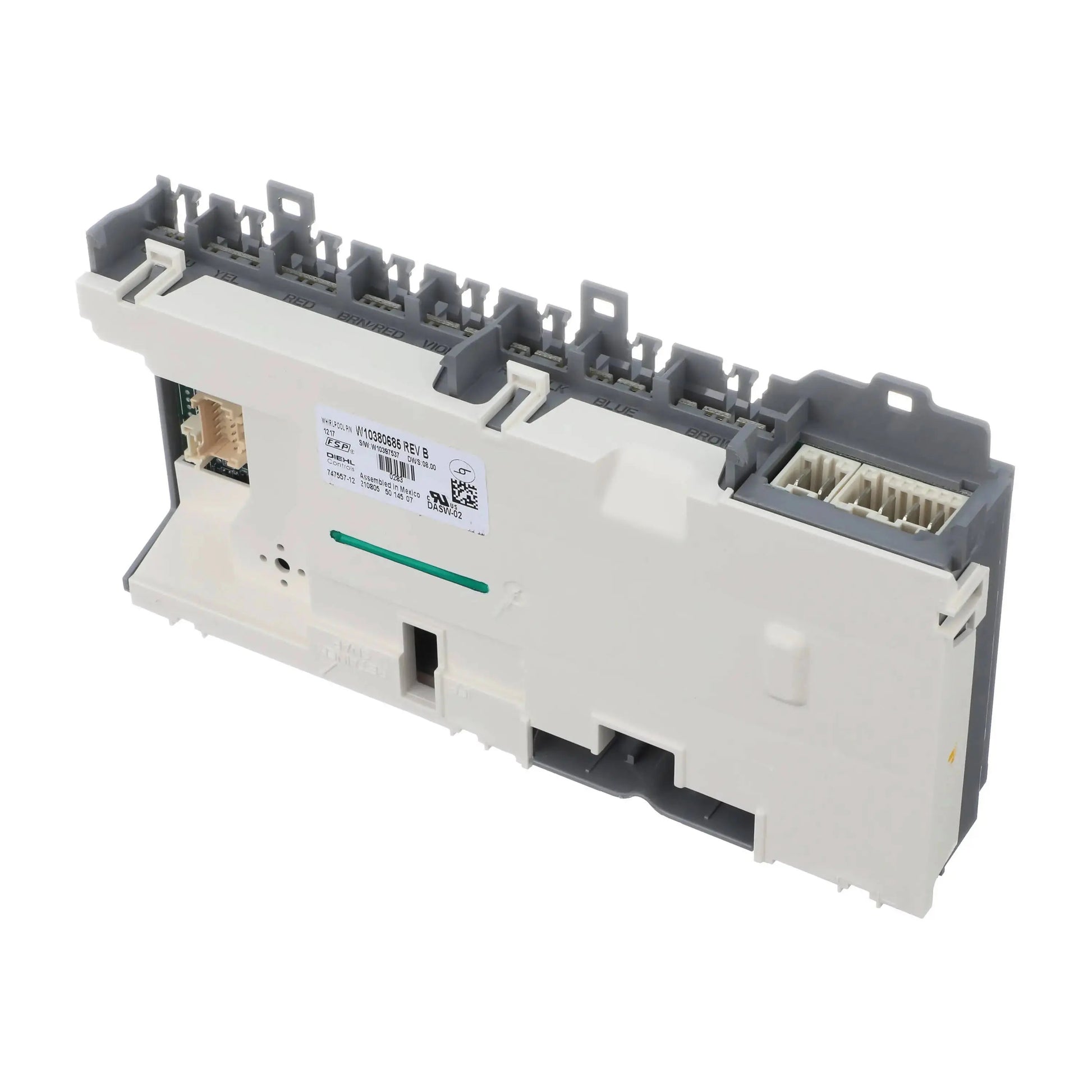 Whirlpool Dishwasher Electronic Control Board - WPW10380685, Replaces: 1938381 AH11753985 AP5177918 AP6020666 EA11753985 EAP11753985 EAP3495100 PS11753985 PS3495100 W10195347 W10195348 W10380684 W10380685 OEM PARTS WORLD